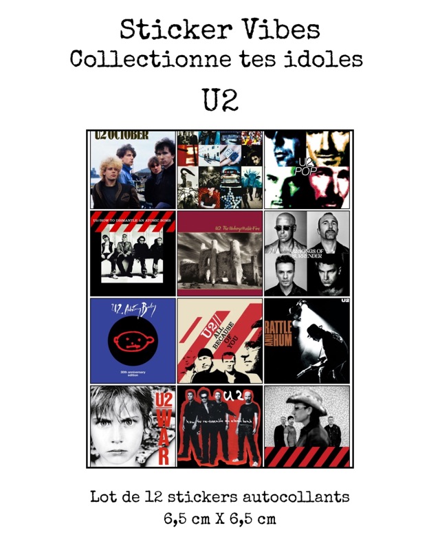Stickers U2