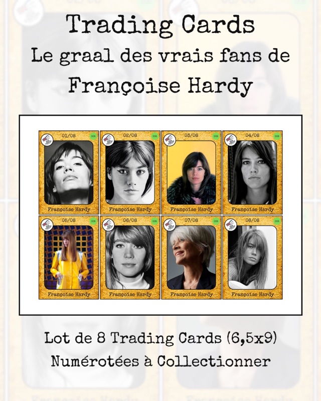 Trading cards Françoise Hardy