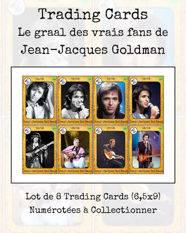 Trading cards Jean-Jacques Goldman