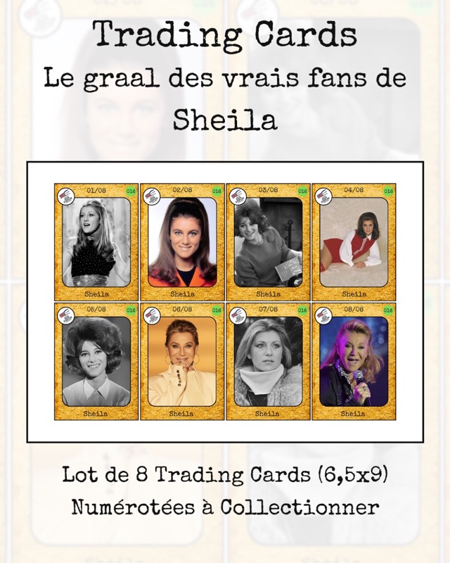 Trading cards Sheila