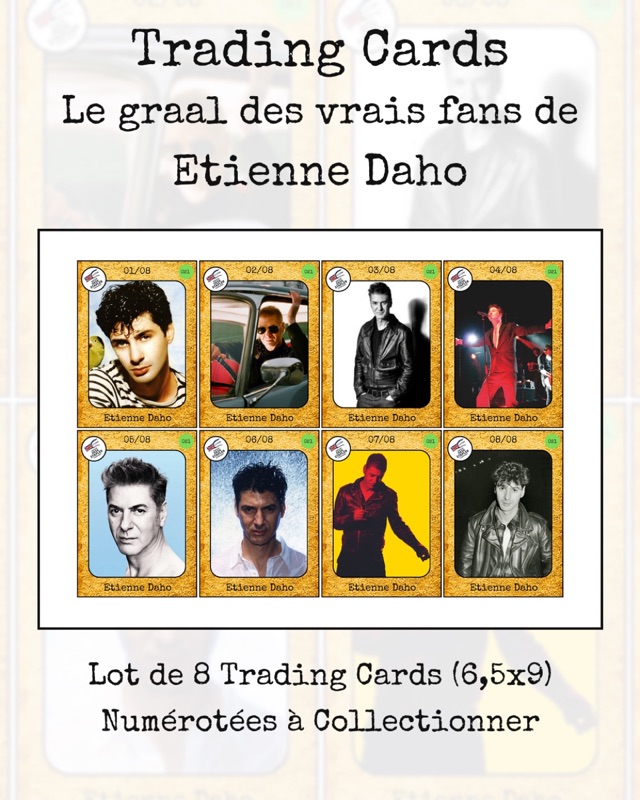 Trading cards Etienne Daho