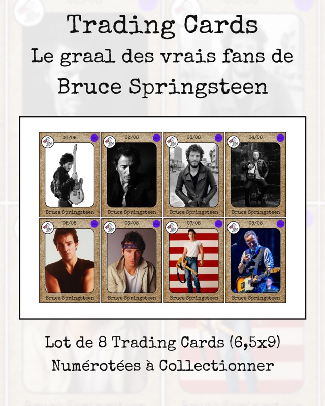Trading cards Bruce Springsteen