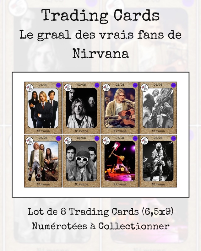 Trading cards Nirvana
