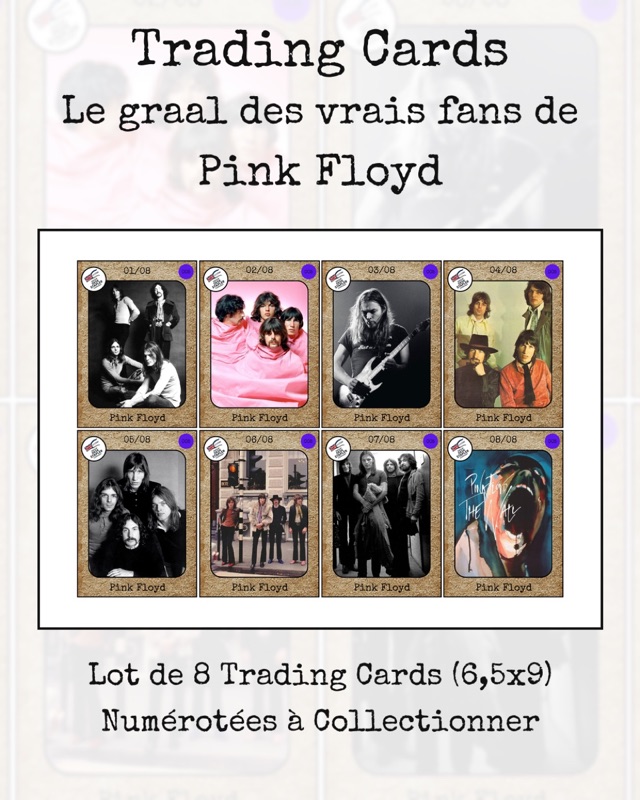 Trading cards Pink Floyd