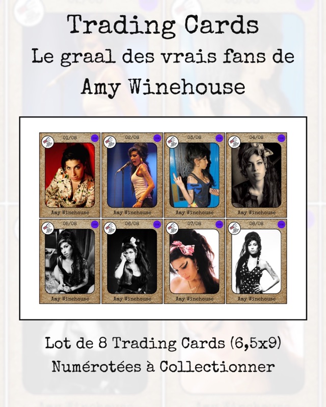 Trading cards Amy Winehouse
