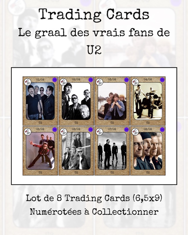Trading cards U2