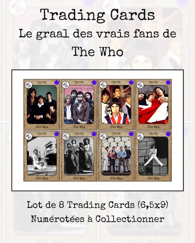 Trading cards The Who