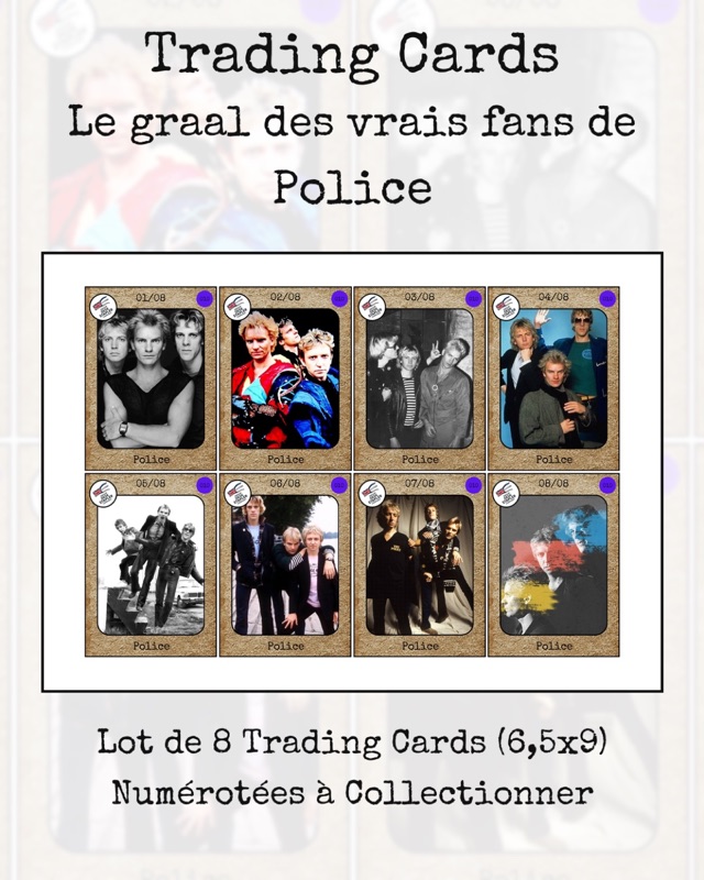 Trading cards Police