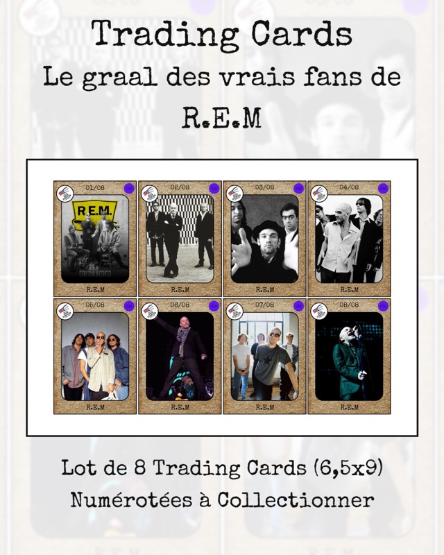 Trading cards R.E.M