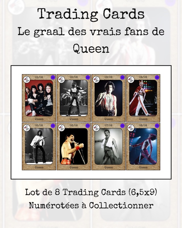 Trading cards Queen