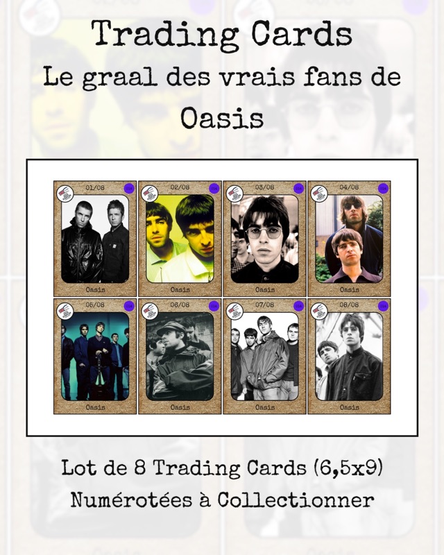 Trading cards Oasis