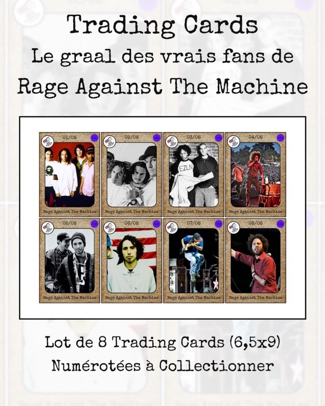 Trading cards Rage Against The Machine