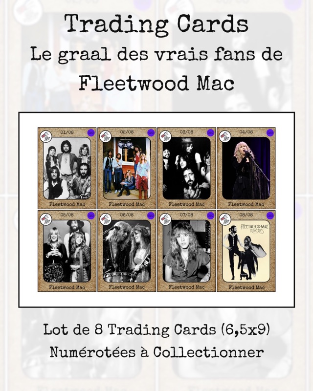 Trading cards Fleetwood Mac
