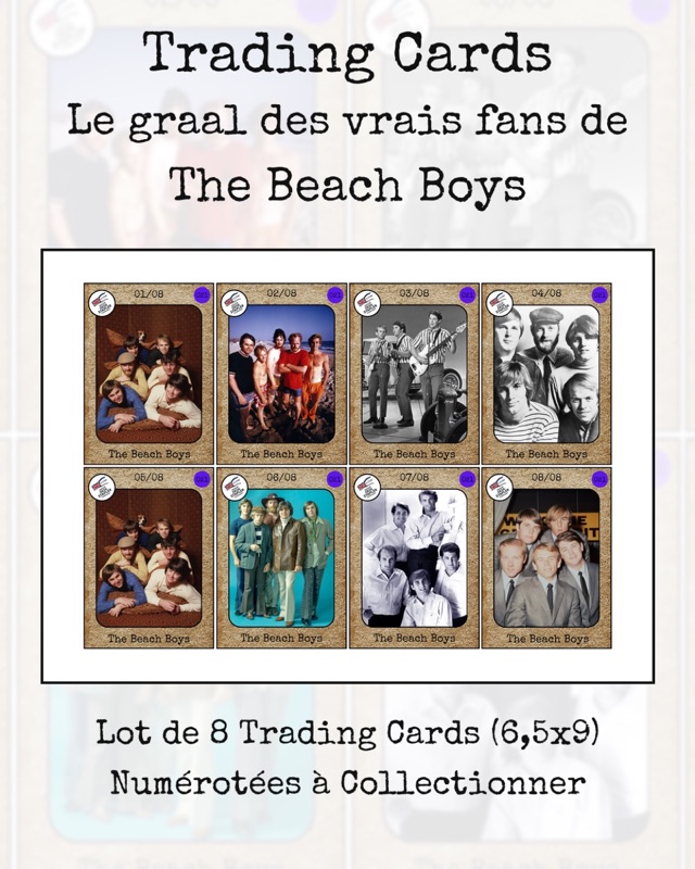 Trading cards The Beach Boys