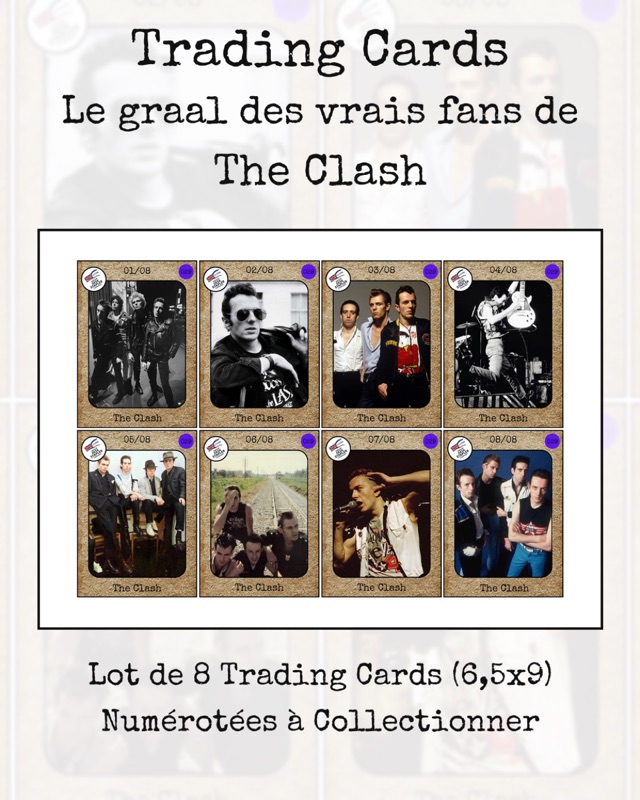 Trading cards The Clash