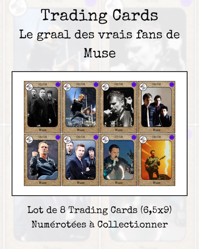 Trading cards Muse