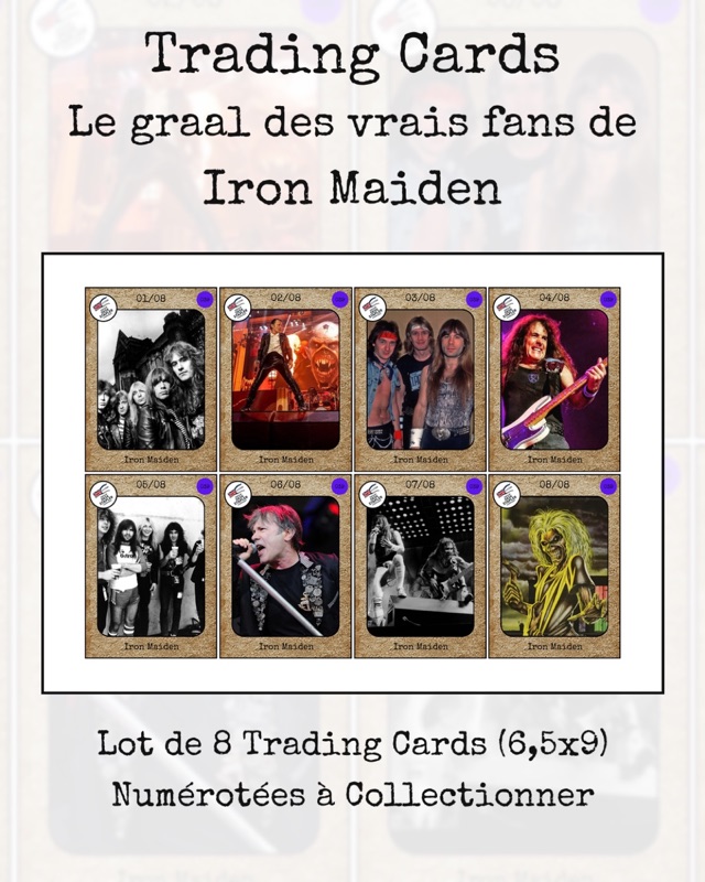 Trading cards Iron Maiden