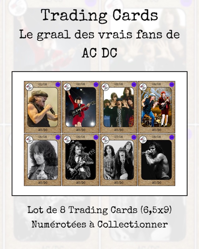Trading cards AC／DC