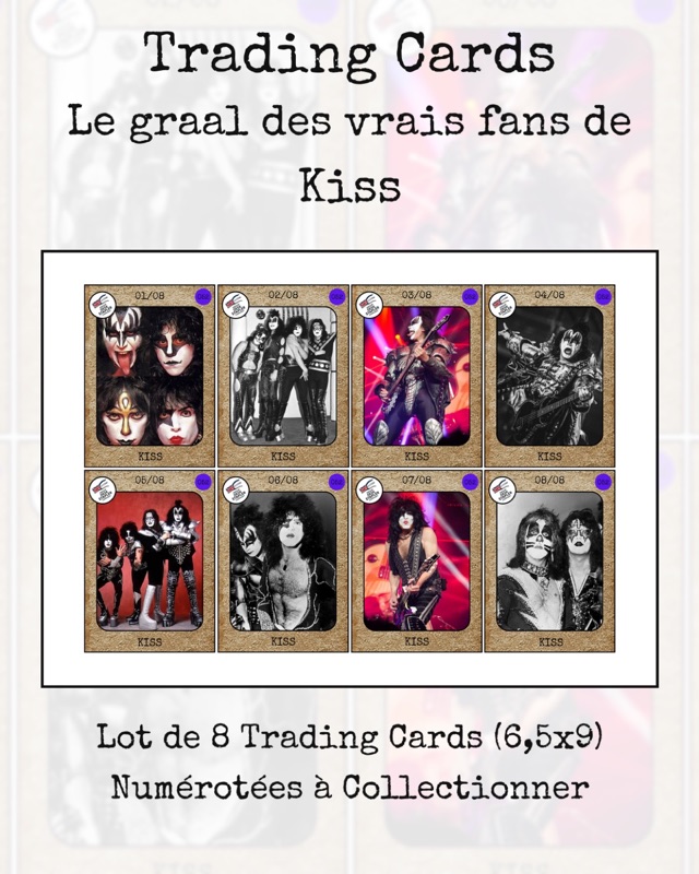 Trading cards Kiss