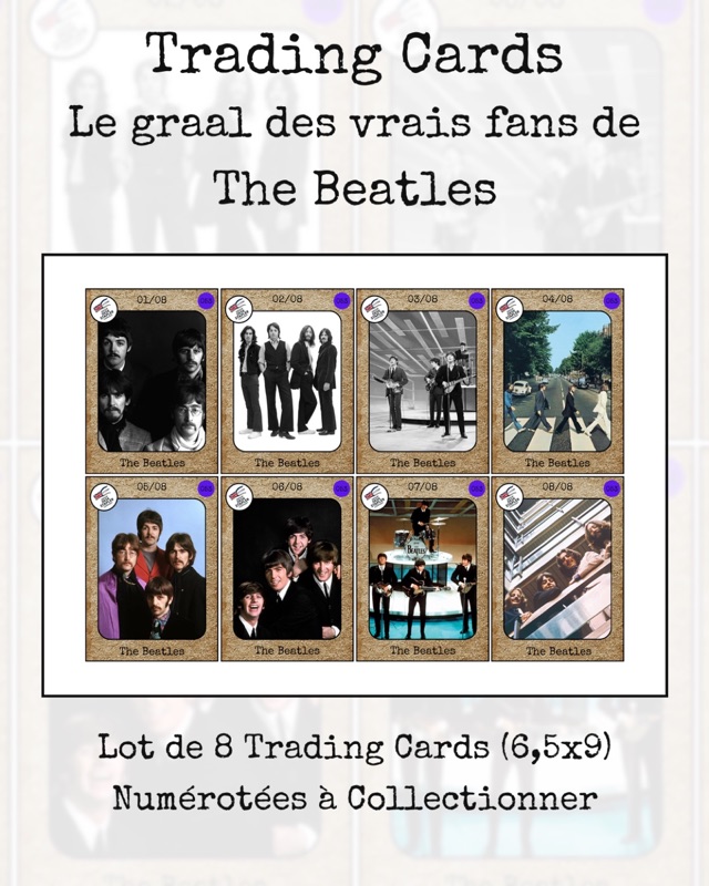 Trading cards The Beatles