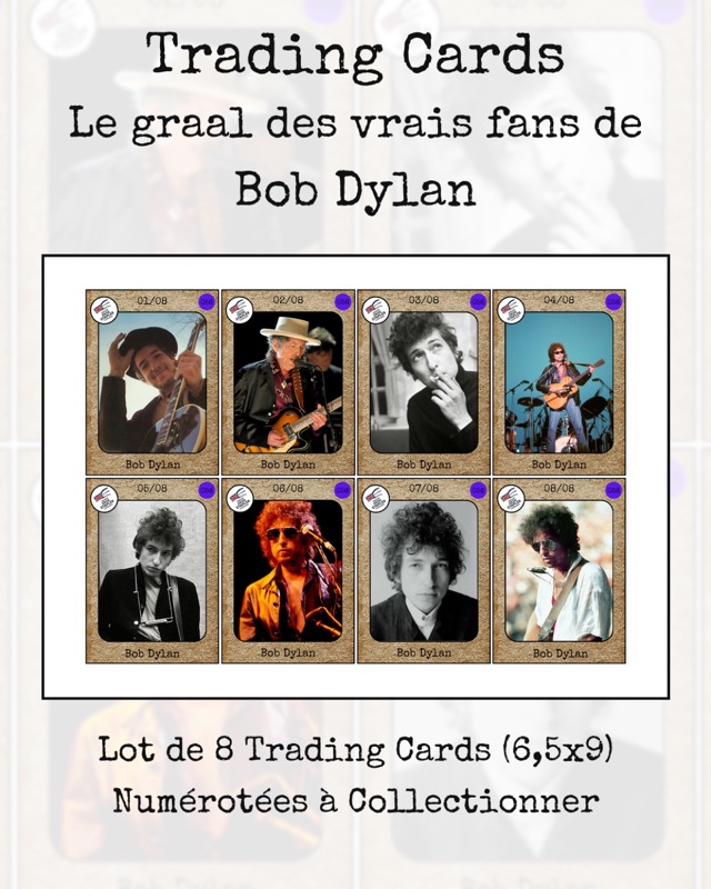 Trading cards Bob Dylan