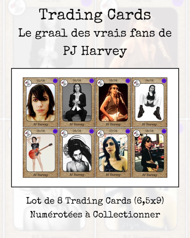 Trading cards PJ Harvey