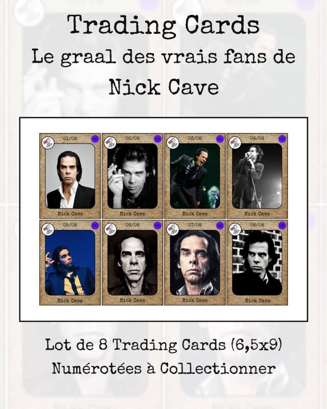 Trading cards Nick Cave